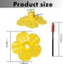 12 Pieces Hummingbird Feeders Replacement Flowers, BENBO Outdoor Bird Feeder Replacement Parts Feeding Ports Replacement with 4 PCS Cleaning Brush...