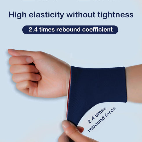 Wrist Compression Sleeve, Soft Wrist Sleeve Support Wrist Bands for Tendonitis, Arthritis, Sprains Pain Relief, Elastic Carpal Tunnel Wrist Protec...