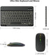 Backlit Bluetooth Keyboard and Mouse Combo for iPad Air Pro Mini Tablet iPhone Android Samsung Smartphone Cell Phone Rechargeable Ultra Slim Wirel...