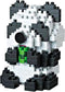 Kids Adult Animal Micro Building Blocks Set for Home and Office Decoration KLJM-10 (Panda eat Bamboo,239PCS)...
