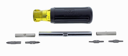 IDEAL INDUSTRIES INC. 35-910 11-in-1 Screwdriver/ Nutdriver – Hardware Tool with Corrosion Resistant Shank, Wire Connector Wrench in Handle, Blaze...