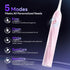 Sonic Electric Toothbrush for Adults and Kids - 40000 VPM Motor Power Toothbrush with 6X Original 3D Brush Heads, Up to 70 Days Battery Power (Pin...