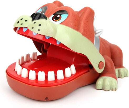 Pssopp Bulldog Teeth Game, Dentist Bite Finger Game Hand Funny Board for Adults Kids Friends Family Fun at Home Travel...