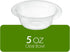 PLASTICPRO 40 Pack Clear Plastic Soup Bowls 5 oz Durable Disposable Small Plastic Bowls for Parties Events BBQ...