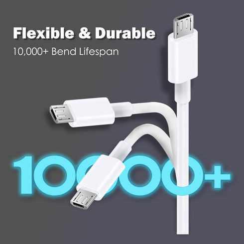 16.4ft 5M Power Extension Cable for Wyze Cam, YI Camera, Nest Cam, Blink, Netvue, Kasa Cam, Cloud Camera, Furbo Dog, Arlo Q, USB to Micro USB Exte...