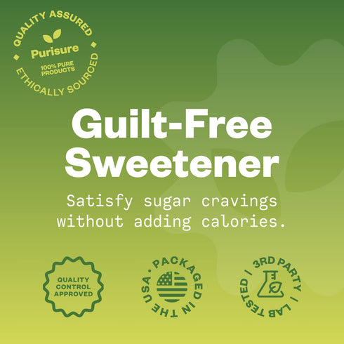 Purisure Stevia Concentrated Powder,125 g, Premium Zero Calorie Sweetener - Powdered Pure Stevia Extract, Natural Powder for Baking - No Aftertast...