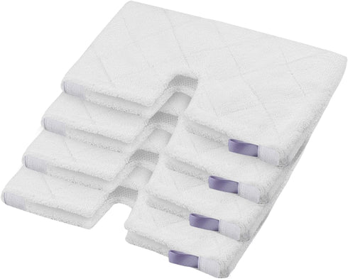 Replacement Microfiber Steam Mop pad Cleaning Pads for Shark Steam Pocket Mop S3500 Series S3550 S3501 S3601 S3601D S3901 S3801 S3801CO, White, S3...