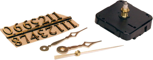 Walnut Hollow 3 Piece Clock Kit for 1/4-inch Surfaces, Use to Repair or Design Your Own Clock...