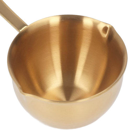CHICIRIS Stainless Steel Saucepan, Non Stick Sauce Pan Multipurpose Saucepan with Pour Spout for Cooking Heating Milk Hot Chocolate Oil, 200ml (Go...