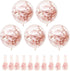 Rose Gold Confetti Latex Balloons, 50pcs 12 Inch Party Balloons for Bridal Shower Wedding Birthday Engagement Decoration...
