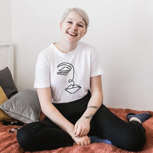 FINGERINSPIRE 9PCS Lady Line Art Painting Stencil 8.3x11.7 inch Woman Face Painting Template Minimalist Line Facial Features Stencil Character The...