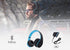 PowerLocus Wireless Bluetooth Over-Ear Stereo Foldable Headphones, Wired Headsets with Built-in Microphone for iPhone, Samsung, LG, iPad (Black/Bl...