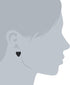 Betsey Johnson Heart Stud Earrings...