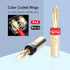 Preffair 8 Pcs HiFi Audio Locking Banana Plugs for Speaker Cable Audiophile 24K Gold Plated Double Screw Loudspeaker Bi-Wire Connector Terminal wi...