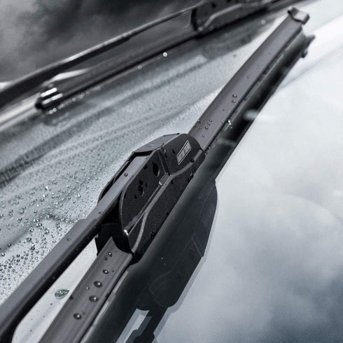 Motor Trend WP324 FlexBlade Premium Beam Wiper Blade – 50% Longer Life, High-Grade Natural Rubber, 45 Degree Precision Cut (24 inch) - 1 Piece...