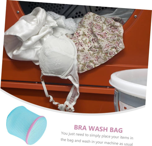 HOMSFOU 2pcs laundry bag mesh wash bag bra washing bag zipper mesh bags Travel Storage Organizer Clothing Washing Bags Wash Machine Bag polyester ...