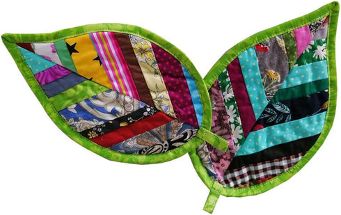 Leaves Pot Holders for Kitchen hot Pads 100% Cotton Set of 2 Heat Resistant for BBQ/Cooking/Baking/Grilling/Microwave/Barbecue...