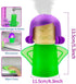 Abnaok Angry Mom Microwave Cleaner and Chilly Mama Fridge Deodoriser 2PCS Easily Clean in Minutes for Home or Office with English Manual...
