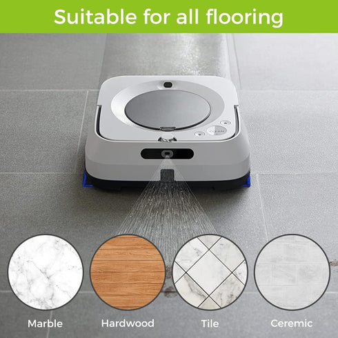 Mop Pad Accessories for iRobot Braava Jet m6 Series Ultimate Robot Mop,Upgrade M6 Wet mop mat Washable and Reusable Robot Wet Mopping Pad Replacem...