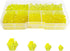 Yellow Bicone Glass Beads for Jewelry Making, Faceted Crytal Spacer Beads for Bracelet Necklace Earring (3mm 4mm 6mm 8mm Mixed Sizes, 1040pcs)...