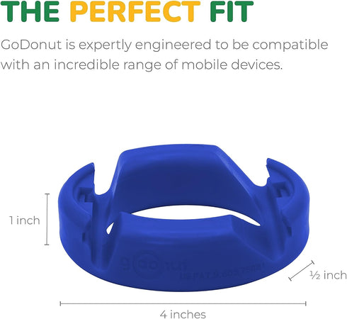 GoDonut – Phone Stand Original – Cell Phone Holder + Tablet Stand Desk Organizer – Compatible with Tablet, iPhone 16 15 14 Pro Max, Android & Most...