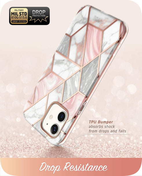i-Blason Cosmo Series Case for iPhone 12 / iPhone 12 Pro 5G 6.1 inch (2020 Release), Slim Full-Body Stylish Protective Case with Built-in Screen P...