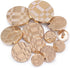 SEMINI 36 Pieces Mixed 6 Sizes Metal Button Alloy Shank Button Round Shaped Sewing Button for Women Men Suit Woolen Coat Shirt Trousers Sewing Cra...