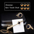 Men’s Tie Clip and Cufflinks Set with Gift Box (6pcs Tuxedo Studs Giveaways) for Wedding Anniversary Birthday or Business...