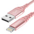 Overtime iPhone Charger Cable (1 Pack), Apple MFi Certified Lightning Cable 6ft Braided Nylon USB Cord for iPhone 14/13/12/11/Pro/Max/Mini/SE/XR/X...