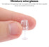 Toddmomy Mini Wine Glasses 10Pcs Miniature Dollhouse Wine Glasses 1: 12 Kids Dollhouse Kitchen Toys Dollhouse Accessories...