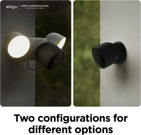 elago Silicone Cover Compatible with Google Nest Cam Outdoor or Indoor (Battery) - Magnetic Mount Cover Included, All Weather Protection, Easy Ins...