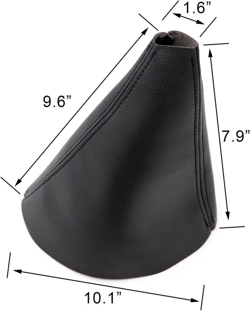 Black Car Gear Shift Knob Boot Cover Compatible with Hummer H3 2005 2006 2007 2008 2009 2010 2011...