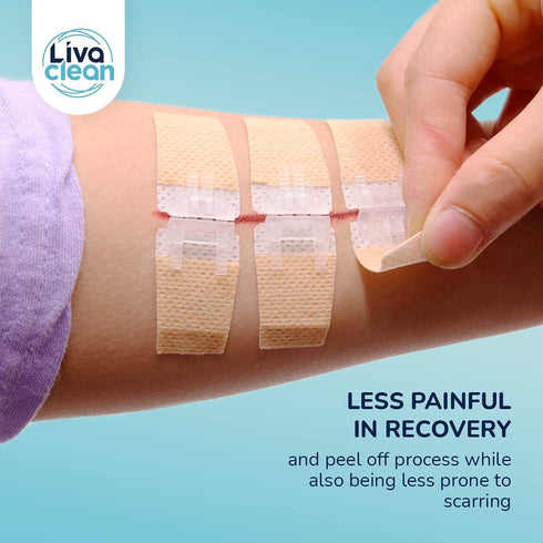 (3 CT) 1 X 3.7” Wound Closure Strips - Zip Stitch Wound Closure Kit - Butterfly Kit Device Zip Tie Skin Closuing Butterfly Bandaids Adhesive Injur...