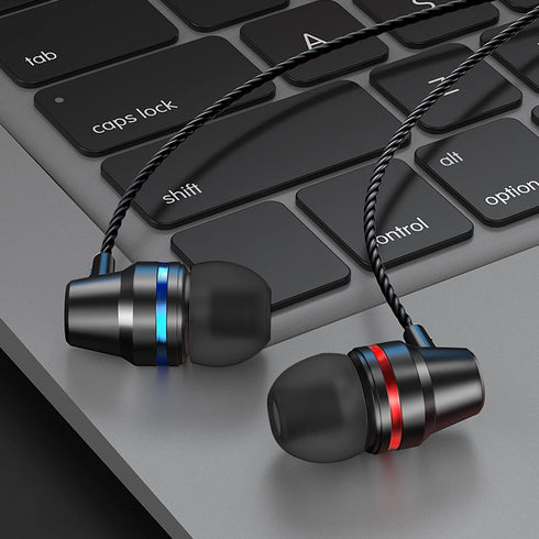 5 Packs Wired Earbuds Earphones with Microphone, Deep Bass Clear Sound, Tangle Free, Noise Isolating, Fits 3.5mm Jack iPhone iPad Samsung Google D...