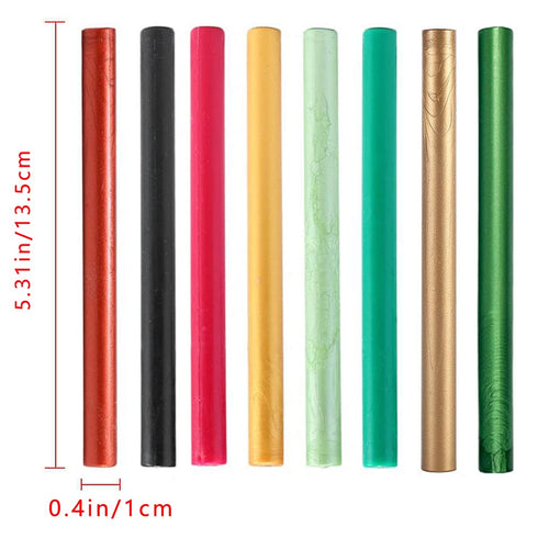 12PCS Malachite Green Sealing Wax Sticks for Wax Seal Stamp, YOSENLING Seal Wax Sticks for Glue Gun,Great for Wedding Invitations, Wine Packages,C...