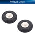 Heyiarbeit 1.5" RC Model Airplane Foam Wheel Super Light Tire and Wheel Sets for RC Airplane PU Sponge Tire with Plastic Hub 2 Pcs...