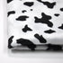 59" Wide Cow Print Velboa Short Fur Pile Upholstery Drapery Clothing Polyester Fabric by The Yard (Cow one Yard)...