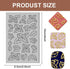 CHGCRAFT Rubber Polymer Clay Texture Sheet Leaf Clay Stamp Sheet for Crafts for DIY Clay Jewelry and Earrings Making Clay Mat...