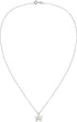 AeraVida Tropical Soul Butterfly Inlaid White Mother of Pearl .925 Sterling Silver Pendant Necklace | Butterfly Necklace | Mother of Pearl Butterf...
