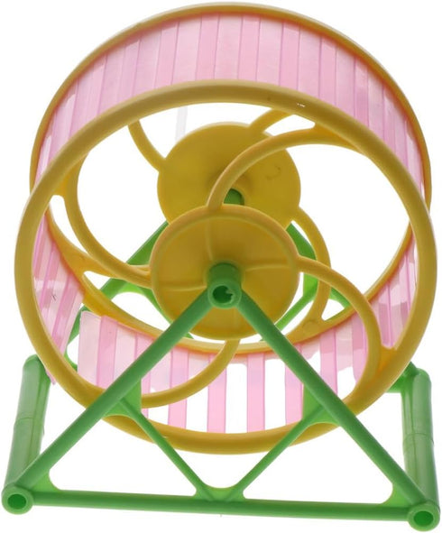 Hamster Exercise Wheel, Silent Running Wheel with Stand for Hamsters, Gerbils, Mice and Other Small Pets, Hamster Wheel Cage (Random Color, 1 PC)...