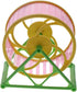 Hamster Exercise Wheel, Silent Running Wheel with Stand for Hamsters, Gerbils, Mice and Other Small Pets, Hamster Wheel Cage (Random Color, 1 PC)...
