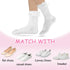 2 Pairs Women Frilly Socks Women's Lace Ruffle Ankle Socks White Lace Ankle Socks Princess Style Dress Socks for Women Girls...