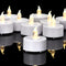 Battery Operated Flameless Tea Lights, Led Flickering Electric Votive Candle 24 Pack Realistic and Bright for Seasonal, Festive Celebrations and H...