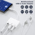 iPad Headphone Adapter, Headphone Splitter for 2 Headphones,3 in 1 USB C to 3.5mm Jack Audio Adapter with 60W Fast Charging Compatible with S24/23...