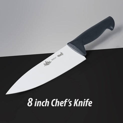 Chef Knife 8 inch, Multipurpose, Sharp Kitchen Knife, German Stainless Steel, Ergonomic Handle, Home or Professional Use....