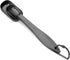 Accurate 18/8 Stainless Steel Measuring Spoons, Heavy Duty Good Handle Set of 6 Measuring Spoon with Ring Connector, Dark Grey...