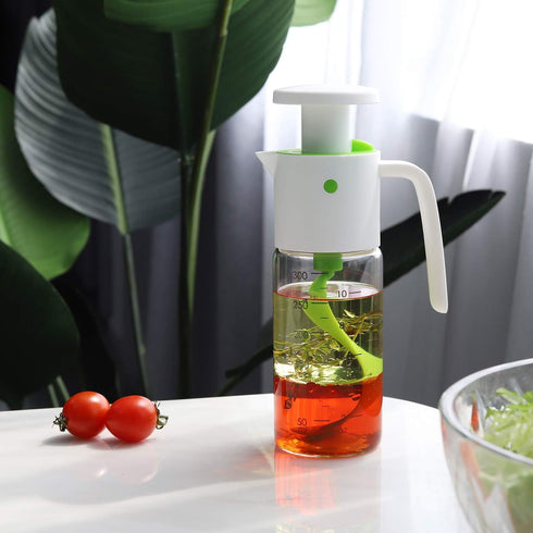Vucchini Salad Dressing Shaker Mixer Bottle Homemade Salad Dressing Container - BPA Free Glass Juice Storage Ketchup...