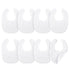 Cherub New Upgraded Muslin Baby Bibs for Drooling and Teething, 8 Pack Absorbent Baby Bandana Bibs for Baby Girl Boy, Soft Cotton Baby Drool Bibs...
