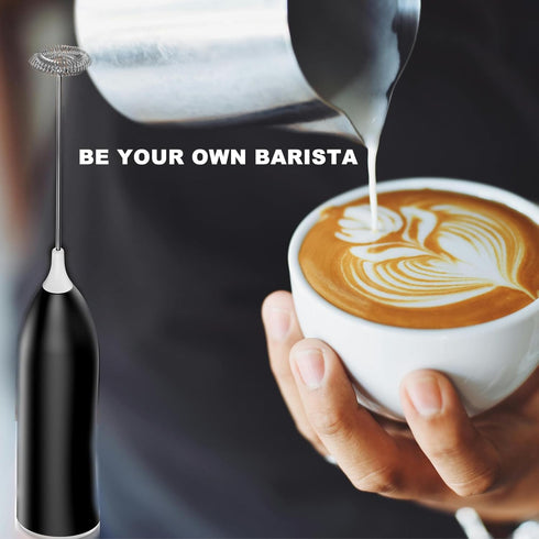 Milk Frother Rechargeable, Handheld Milk Frother, Electric Whisk Beater Foam Maker,USB Rechargeable Frother,Mini Drink Mixer and Coffee Blender Fr...