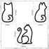 Ferraycle 3 Pieces Black Cat Metal Wall Art Wire Wall Sign Cat Sign Decor for Kitchen Restaurant Shop Decors Christmas Cats Lover Gifts(Cat Style)...